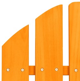 Scaun de gradina Adirondack, portocaliu, lemn masiv de brad 1, Portocaliu