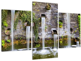 Tablou - Zid de piatră, Hamburg, Germania (90x60 cm)