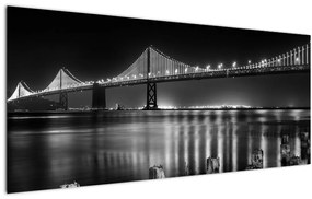 Tablou - pod albnegru (120x50 cm)