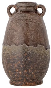Vază maro din gresie handmade Reina – Bloomingville