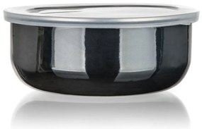 Set de boluri emailate Banquet METALLIC Black, 8bucăți