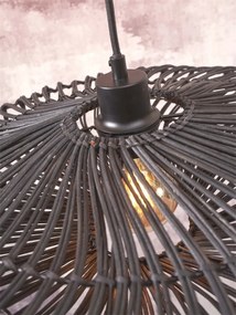 Lampadar eco din bambus cu ratan Zanzibar L bl/55cm, bl