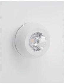 Spot LED aplicat perete sau tavan, directionabil Gon alb NVL-9105201