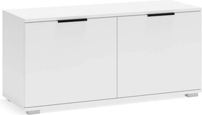 Pantofar CLIF ST-100, alb, PAL laminat, 100x38x48 cm