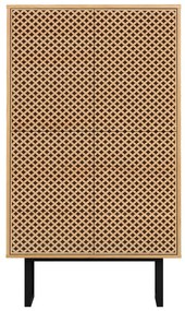 Comodă cu aspect de lemn de stejar Woodman Camden Diamond