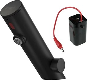 Baterie lavoar cu senzor reglare temperatura negru Deante Sense