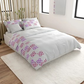 Lenjerie de pat din microsaten VELLARI, gri deschis Dimensiune lenjerie de pat: 70 x 90 cm | 140 x 200 cm