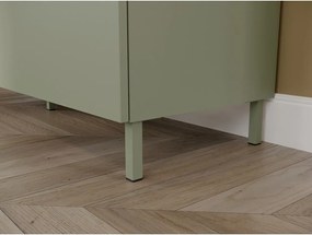 Comodă verde cu aspect mat 151x98x40 cm Savoca – Germania