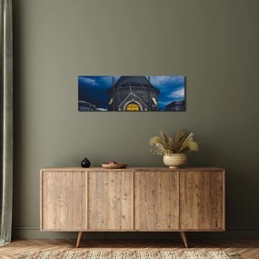 Tablou - Înainte de furtună (cu ceas) (90x30 cm)