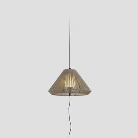 Lampa/Pendul portabil iluminat exterior decorativ SAIGON hole cap C70 gri/bej
