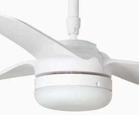 Lustra cu Ventilator si telecomanda PUNT M LED alb