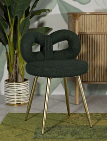 Mauro Ferretti Scaun Mini Ilary Verde Cm Ø 40X67 (Inaltime Sezut Cm 46) | Aosom Romania