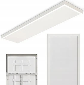 Panou LED aplicat 60 W, 230 V, 30 x 120 cm, alb