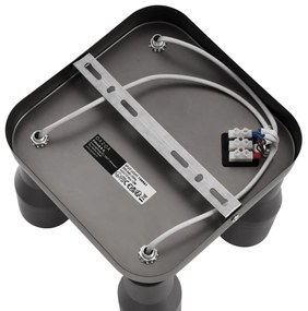 Spotlight-uri plafon cu 4 lumini pătrate GU10 50 mm - Stanley