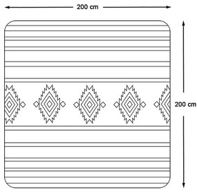 Patura de picnic, 2x2 m