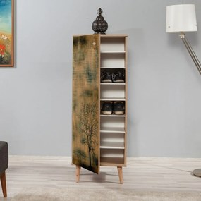 Dulap pentru pantofi Mega Sonoma Oak Trees