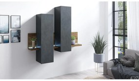 Dulap de perete Bilsby Typ 04 (molid + gri). 1030340