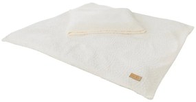 Lenjerie de pat pentru copii crem pentru pătuț 80x80 cm Seashells – Roba