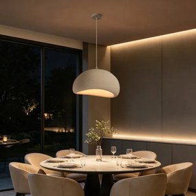 BRILAGI - Lampă suspendată pe cablu WABI SABI 1xE27/60W/230V Ø 50 cm albă