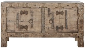 Bufet, natur, din lemn reciclat, sculptat manual,Rigora