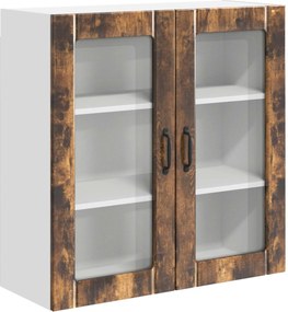 vidaXL Dulap de bucătărie Stejar fumuriu 80 x 31 x 80 cm Lemn compozit