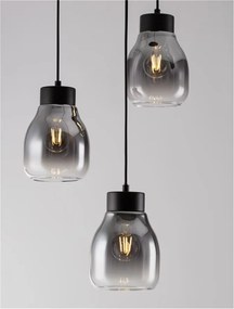 Lustra cu 3 pendule design modern Blaku