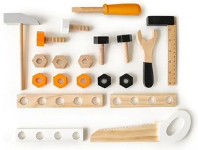 Masă de asamblare pentru copii din lemn, banc de lucru 38 buc