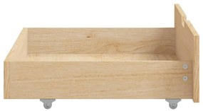 Cadru de pat cu 4 sertare, 160 x 200 cm, lemn masiv de pin Maro, 160 x 200 cm, 4 Sertare