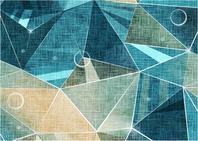 Tablou - Abstract turcoaz (70x50 cm)