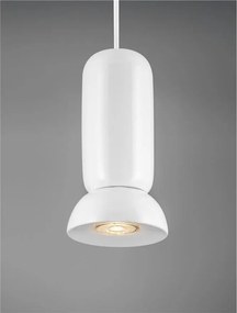 Pendul minimalist ceramica alba PARLO