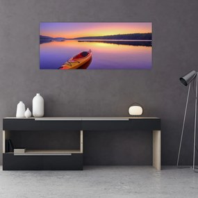 Tablou - Kayak pe lac (120x50 cm)