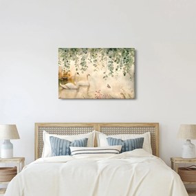 Tablou - Lac, acvariu (90x60 cm)