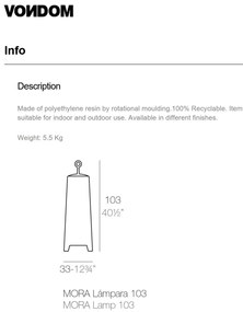 CORP DE ILUMINAT LED DECORATIV MORA LAMP