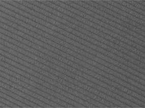 Canapea gri închis cu tapițerie din catifea reiată 170 cm Giorgia – Bobochic Paris