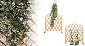 2 buc spalier reglabil din lemn pentru plante