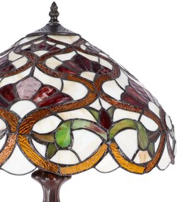 Lampa de masa Tiffany Bocciolo h 62 cm, abajur 40 cm