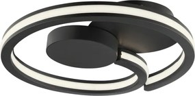 Brilliant - Plafonieră LED REVOLA, 33W, 230V, Ø 40 cm, neagră