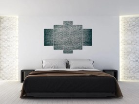 Tabloul cu perete din cărămidă (150x105 cm)