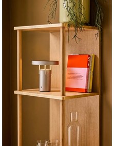 Veioză gri deschis LED cu intensitate reglabilă (înălțime 20 cm) BringMe – Hübsch