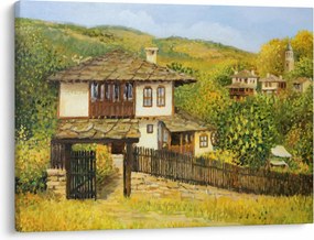 Tablou - Cabane în timpul verii (70x50 cm)
