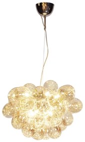 Lustră pe cablu ByRydens 4200440-5503 GROSS 8xG9/4W/230V fumuriu/maro