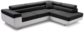 Supermobel Coltar extensibil ASTON, 273x70/85x203, sioux 1115/lux 23, colt pe dreapta