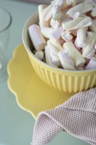 Boluri ceramice galbene MYNTE LEMONADE, set 3 buc.