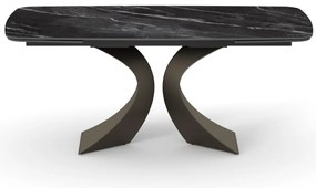 Masa ceramica extensibila Clepsydra 180 cm /90 cm / H 77 cm