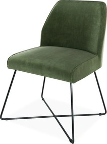 Scaun lemn masiv LOFT cu bază metalică, 56 × 83 × 63 cm