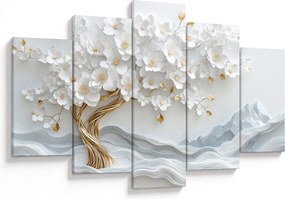 Tablou – Arborele vieții 3D elegant (150x105 cm)