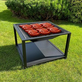 Vatră multifuncțională + grătar cu rotisor electric Avenberg ARIZONA