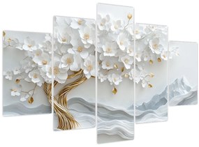 Tablou – Arborele vieții 3D elegant (150x105 cm)