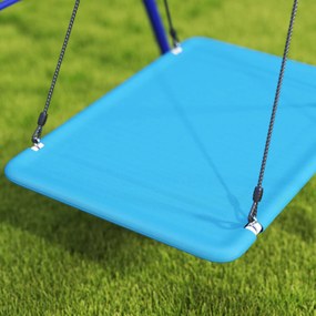 Set de leagăne AIYAPLAY pentru 3 copii, 120 kg capacitate de încărcare, leagăne pentru exterior, Multicolor | Aosom Romania