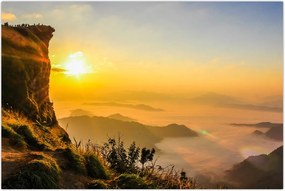 Tablou - Ceața de dimineață în vale (90x60 cm)